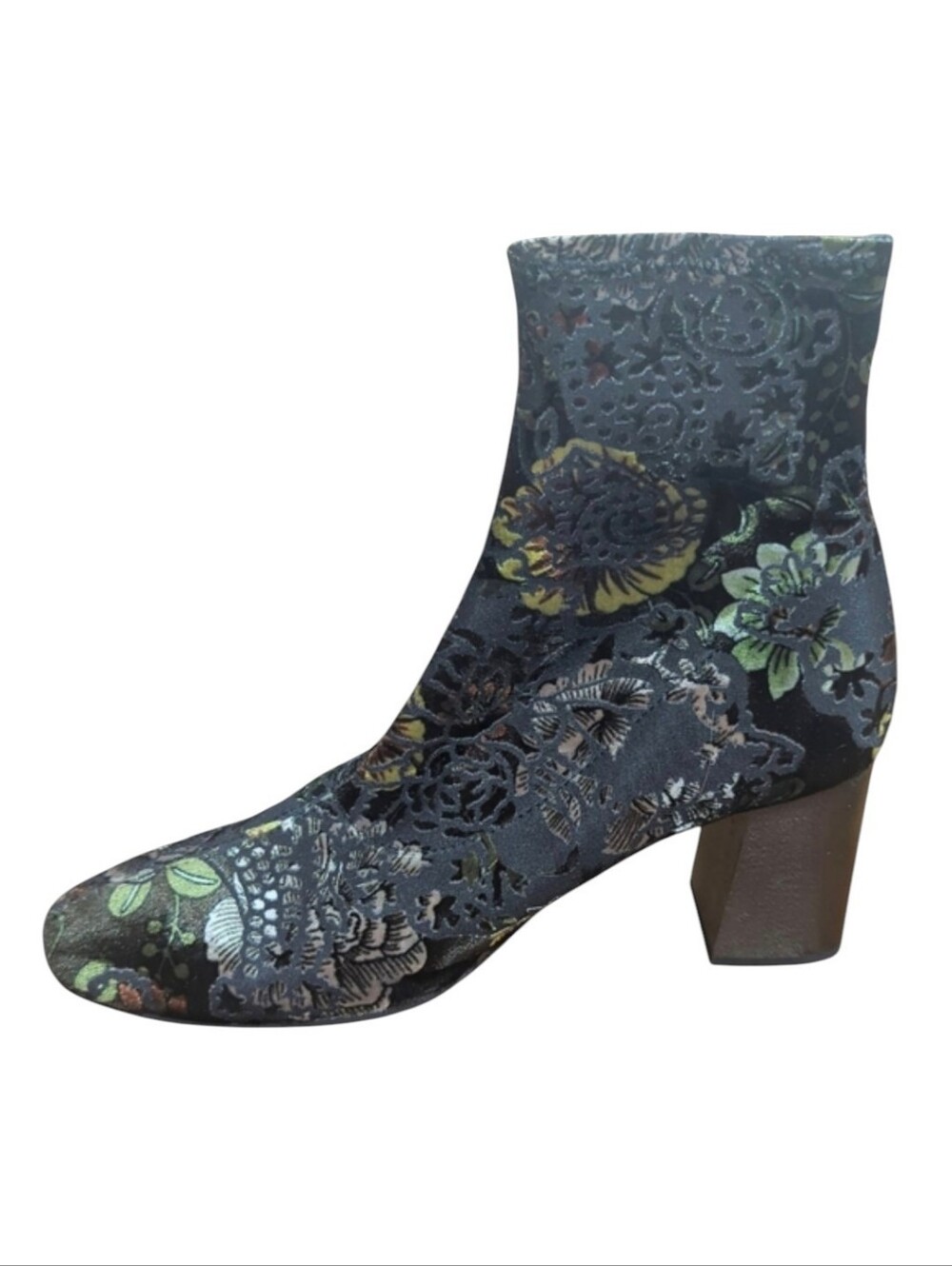 Hispanitas Portia Womens Bootie Floral Velvet Burnout Whimsigoth Witchy 40 10‎